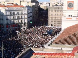 протесты в Испании