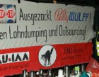 Германия. Синдикалисты из FAU против понижения зарплат и аутсорсинга на игрушечной фабрике